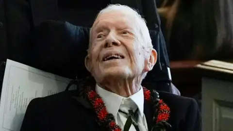 Getty Images Nelson Mandela and Jimmy Carter 