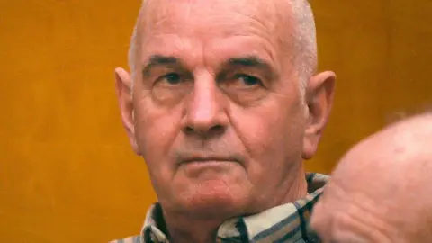 Firecrest Films/BBC A photo of William Glachan in court.