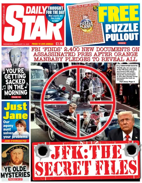 Daily Star: JFK The secret files