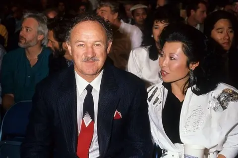 Getty Images Gene Hackman and his wife Betsy Arakawa