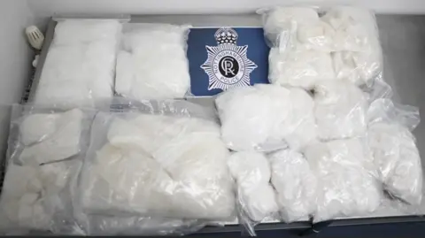 Nottinghamshire Police Drugs are in transparent evidence bags