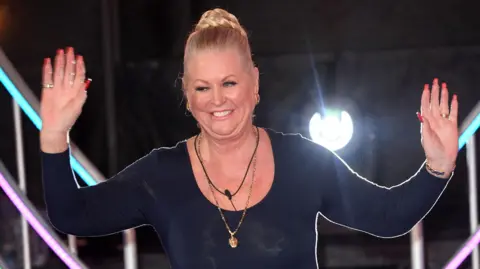 Getty Images Kim Woodburn coms third after being evicted from the Celebrity Big Brother house on 3 February 2017