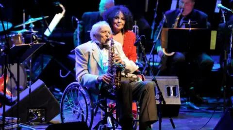 Getty Images John Dankworth and Cleo Laine perform at the Royal Festival Hall in 2009
