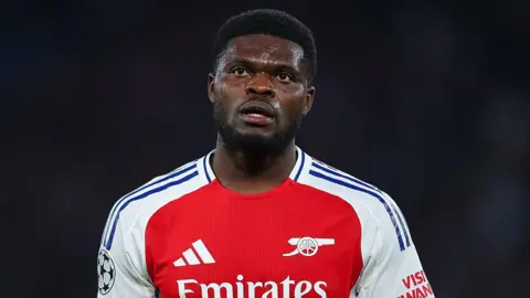 Getty Images Thomas Partey in Arsenal kit