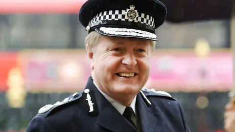 Getty Images Ian Blair in police uniform