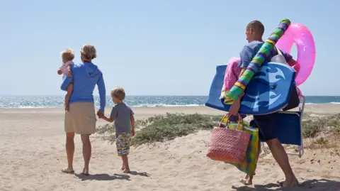 Getty Images Family on beach
