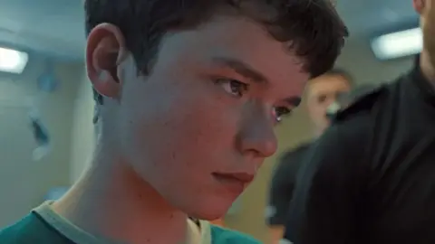 Netflix Young boy Jamie in Adolescence who is played by Owen Cooper