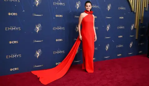 Getty Images Selena Gomez at the 77th Primetime Emmy Awards held at the Peacock Theater on September 14, 2025 in Los Angeles, California