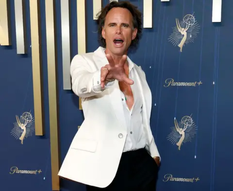 Getty Images Walton Goggins attends the 77th Primetime Emmy Awards at Peacock Theater on September 14, 2025 in Los Angeles, California
