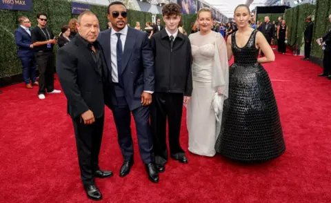 Getty Images Stephen Graham, Ashley Walters, Owen Cooper, Christine Tremarco and Erin Doherty attend The 77th Primetime Emmy Awards at Peacock Theater on September 14, 2025 in Los Angeles, California.