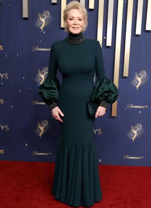 Getty Images Jean Smart attends the 77th Primetime Emmy Awards at Peacock Theater on September 14, 2025 in Los Angeles, California