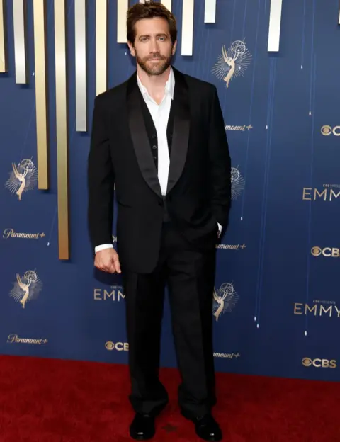 Getty Images Jake Gyllenhaal attends the 77th Primetime Emmy Awards at Peacock Theater on September 14, 2025 in Los Angeles, California.