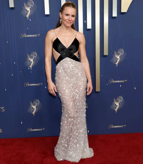 Getty Images Kristen Bell attends the 77th Primetime Emmy Awards at Peacock Theater on September 14, 2025 in Los Angeles, California