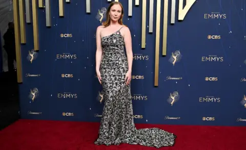 Getty Images Hannah Einbinder at the 77th Primetime Emmy Awards held at the Peacock Theater on September 14, 2025 in Los Angeles, California