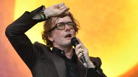 Getty Images Jarvis Cocker of Pulp at the 2025 Glastonbury festival