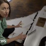 BBC examines a downed Russian drone